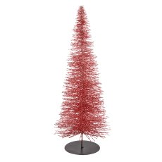 Deko Baum BLING BLING auf Metallfuß, 55x19x19cm, rosa