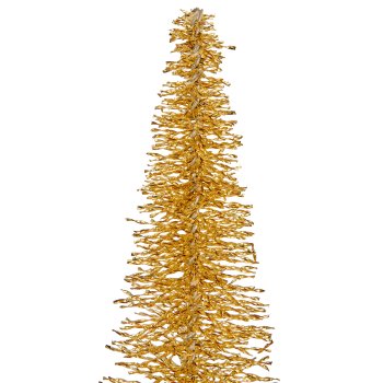 Deko Baum BLING BLING auf Metallfuß, 55x19x19cm, gold