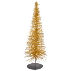 Deko Baum BLING BLING auf Metallfuß, 55x19x19cm, gold