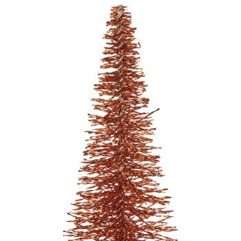 Decorative tree BLING BLING on metal base, 55x19x19cm, copper