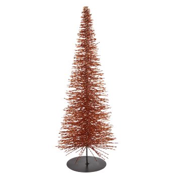 Decorative tree BLING BLING on metal base, 55x19x19cm, copper