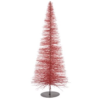 Deko Baum BLING BLING auf Metallfuß, 75x27x27cm, rosa