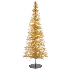Decorative tree BLING BLING on metal base, 75x27x27cm, gold