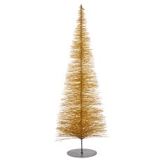 Deko Baum BLING BLING auf Metallfuß, 96x33x33cm, gold