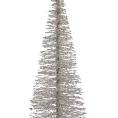 Decorative tree BLING BLING on metal base, 96x33x33cm, silver