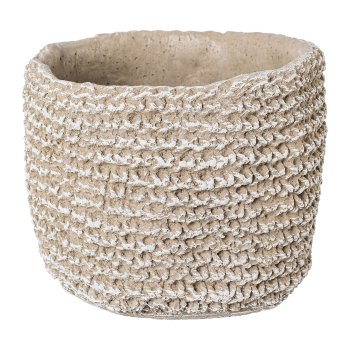 Cement planter OHIO, 12,5x1,5x10,5cm, grey