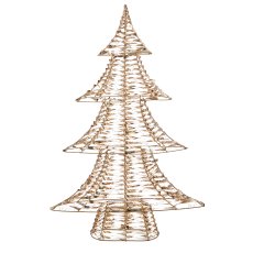 Metal frame tree with glitter foil, 720LED, 100x68x16cm/IP44 adapter 6W, 6h timer,