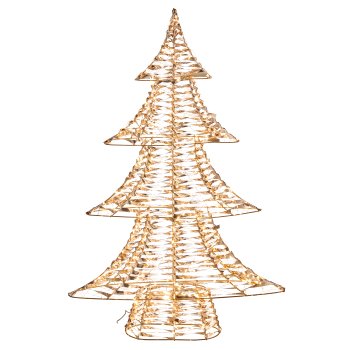 Metal frame tree with glitter foil, 720LED, 100x68x16cm/IP44 adapter 6W, 6h timer,