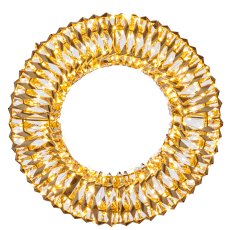 Metal frame wreath with glitter foil, 480LED, 38x8x38cm/IP44 adapter 6W, 6h