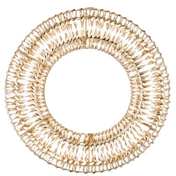 Metal frame wreath with glitter foil, 720LED, 60x13x60cm/IP44 adapter 6W, 6h