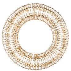 Metal frame wreath with glitter foil, 720LED, 60x13x60cm/IP44 adapter 6W, 6h