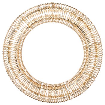 Metal frame wreath with glitter foil, 1440LED, 90x16x90cm/IP44 adapter 6W, 6h