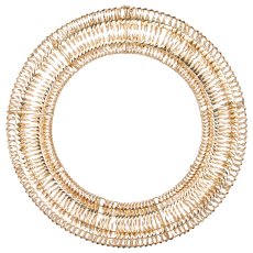 Metal frame wreath with glitter foil, 1440LED, 90x16x90cm/IP44 adapter 6W, 6h