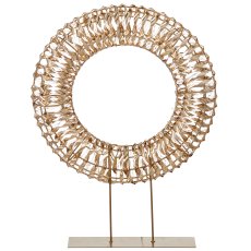 Metal frame wreath on base, glitter foil, 720LED, 45x60x10cm/IP44 adapter 6W, 6h