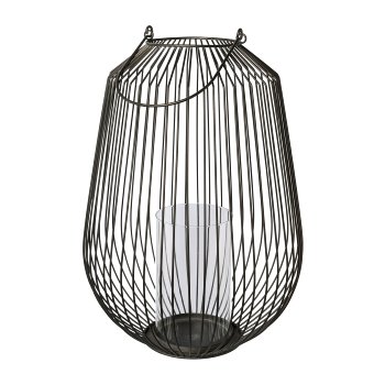 Metal Lantern Urbanus, 35x35x46cm, Black