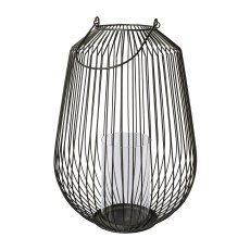 Metal Lantern Urbanus, 35x35x46cm, Black