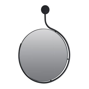 Metal frame, mirror, hanger, STELANTI 37x52x2.5cm, black