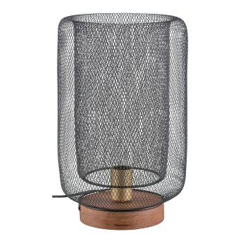 Metal frame table lamp, ANTON 25x25x40cm, black