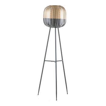 Metall Gestell Lampe, auf Metallfüssen, TERESA 34x34x135cm, Gold