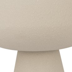 Metal planter BLANCO, 21x21x35cm, natural white