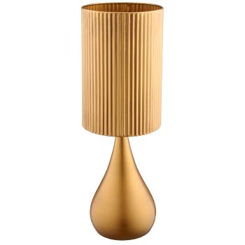 Metal table lamp, 18x18x54cm, gold