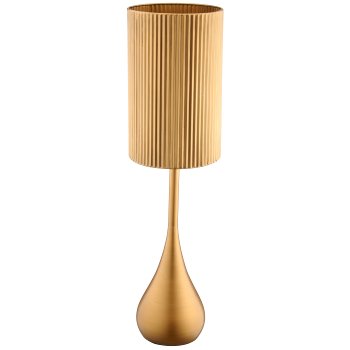 Metal table lamp, 20x20x74cm, gold
