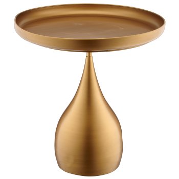 Metall Beistelltisch, 51x51x54cm, gold