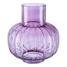 Glass vase PAULA, 20x18x18cm, provence-lavender