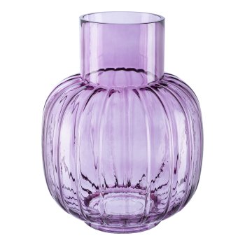 Glass vase PAULA, 26x20x20cm, provence-lavender