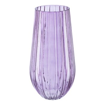 Glass vase MARTA, 26x14x14cm, provence-lavender