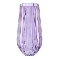 Glas Vase MARTA, 26x14x14cm, provence-lavendel