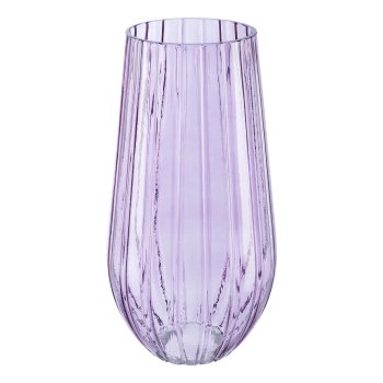 Glas Vase MARTA, 30x16x16cm, provence-lavendel