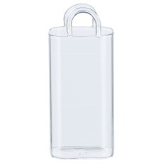 Glas Vase BAGGY, 5x7x16,5cm,