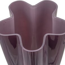 Glasvase 2TONE, Blütenform, 15x15x20cm, rosa, Lepuro