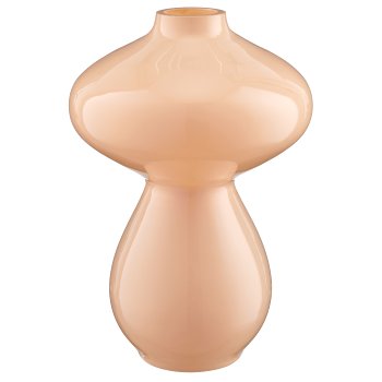Glass vase BUBBLE, 16x16x23cm, teint