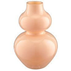 Glasvase BUBBLE, 17x17x25cm, teint