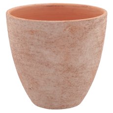 Ceramic planter TUSCANY, 12x12x11.5cm, red earth