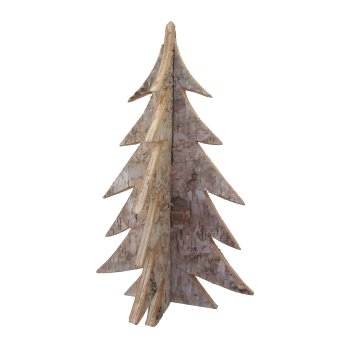 Birke Baum 3d Knock Down, 40x70x1,2cm, natur