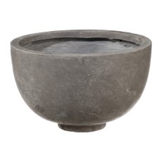 Fibreclay Cachepot Round F, Column set of 3, 35x21.5/46x29/53x33cm, Grey