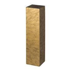 Fibreclay Column Square set of 3, 20x80/28x100/35x120cm, Gold