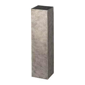 Fibreclay Column Square set of 3, 20x80/28x100/35x120cm, Silver