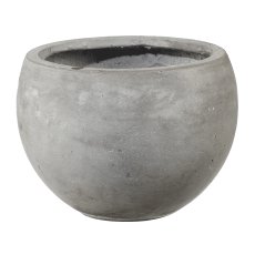 Fibreclay Cachepot Ball 3Erset, 31x23/43x31/55x39cm, Grey