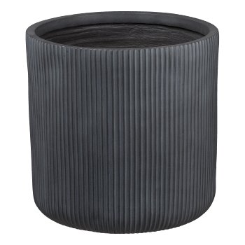 Fibreclay Übertopf 3erSet VERTICAL, 37x37x37/31x31x31/26x26x26cm,
