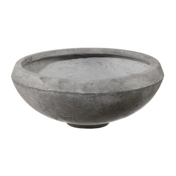 Fibreclay Schale 3er Set, 43x18/55x23,5/72x29cm, grau
