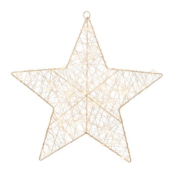 Wire Star with 40 LED, 40 cm,