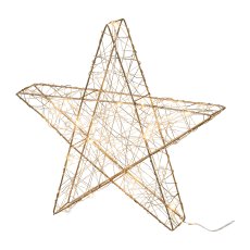 Wire Star 3D With 25 Led, 25