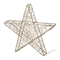 Wire Star 3D With 30 Led, 30
