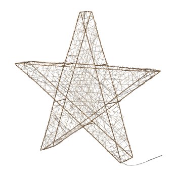 Wire Star 3D With 40 Led, 40