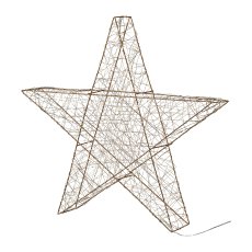 Wire Star 3D With 50 Led, 50