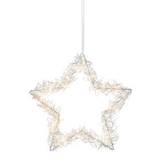 Wire Star Wreath Hanger with
